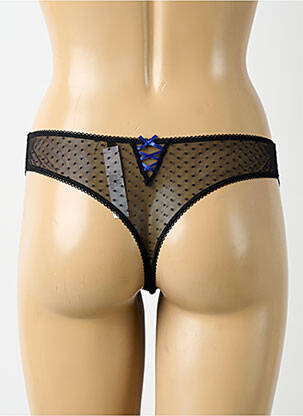 Tanga stretch noir AUBADE femme