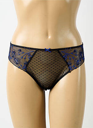 Tanga stretch noir AUBADE femme