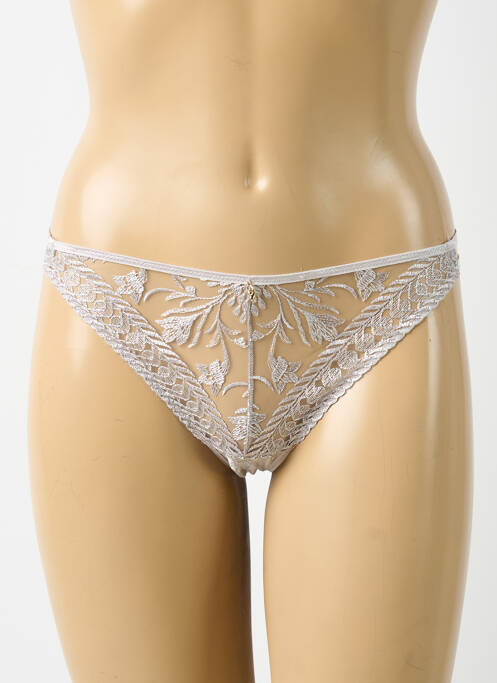 Tanga gris AUBADE femme