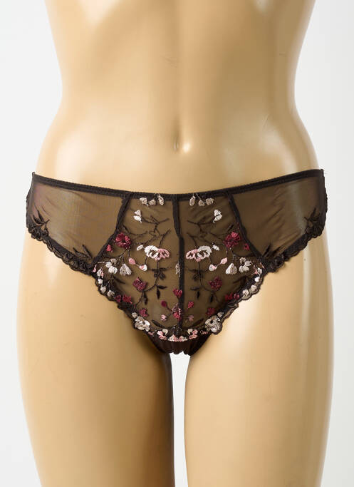 Tanga marron AUBADE femme