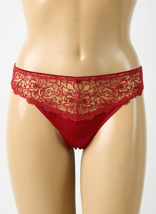 Tanga rouge KARL LAGERFELD X AUBADE femme