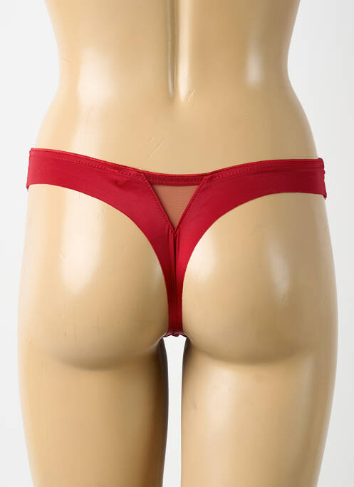 Tanga rouge KARL LAGERFELD X AUBADE femme
