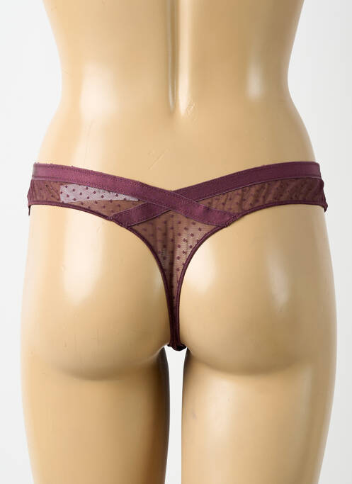Tanga violet AUBADE femme