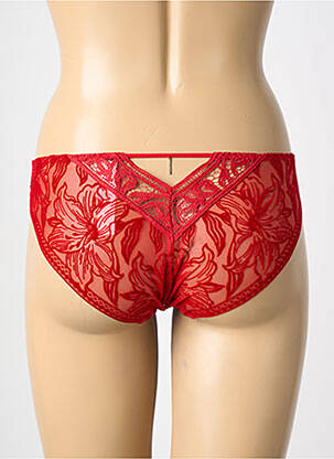 Culotte fond doublé rouge AUBADE femme