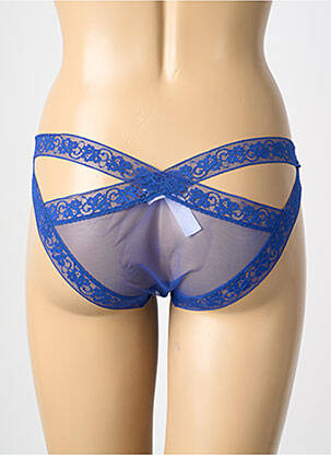 Culotte effet matière satinée bleu AUBADE femme