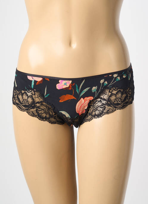 Shorty effet matière satinée noir AUBADE femme