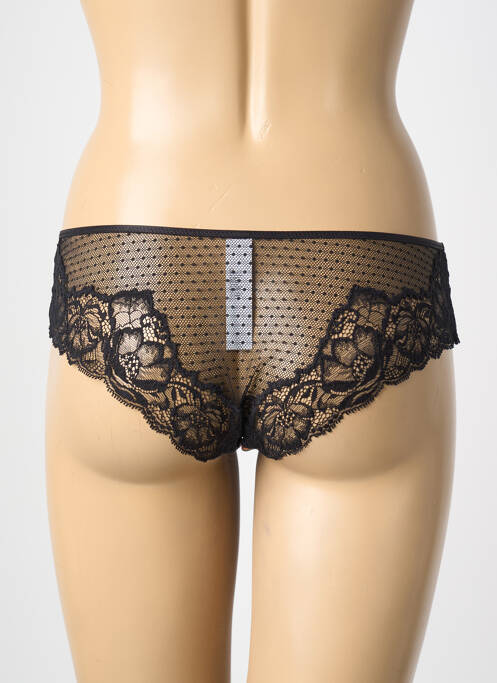Shorty effet matière satinée noir AUBADE femme
