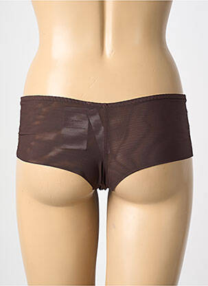 Shorty broderie marron AUBADE femme