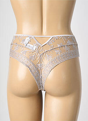 Tanga broderie gris AUBADE femme