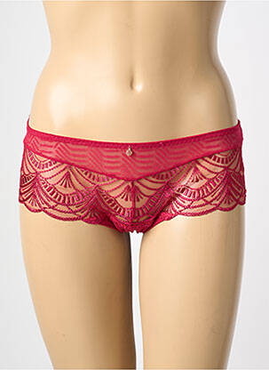 Shorty broderie rouge AUBADE femme