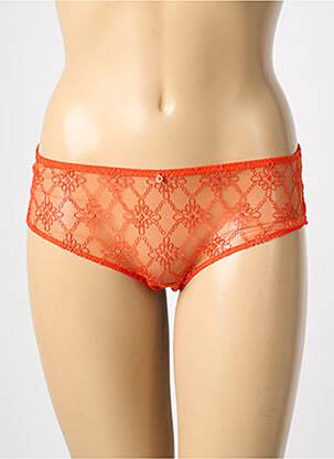 Shorty broderie orange AUBADE femme