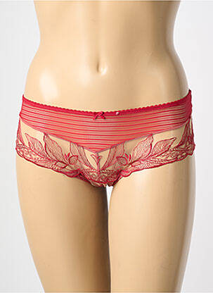Shorty broderie rouge AUBADE femme
