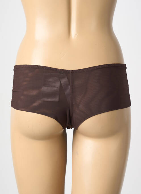 Shorty broderie marron AUBADE femme