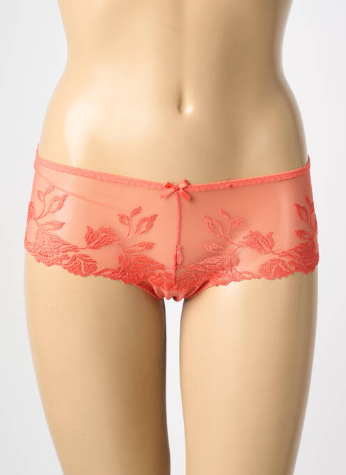 Shorty broderie orange AUBADE femme