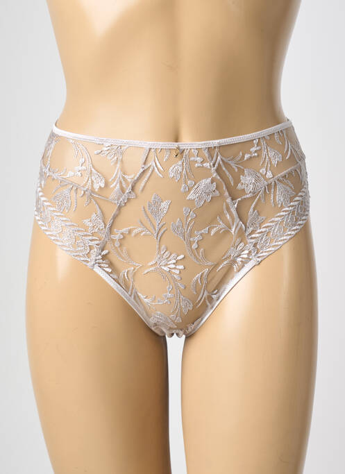 Tanga broderie gris AUBADE femme