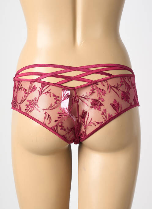 Shorty broderie rouge AUBADE femme