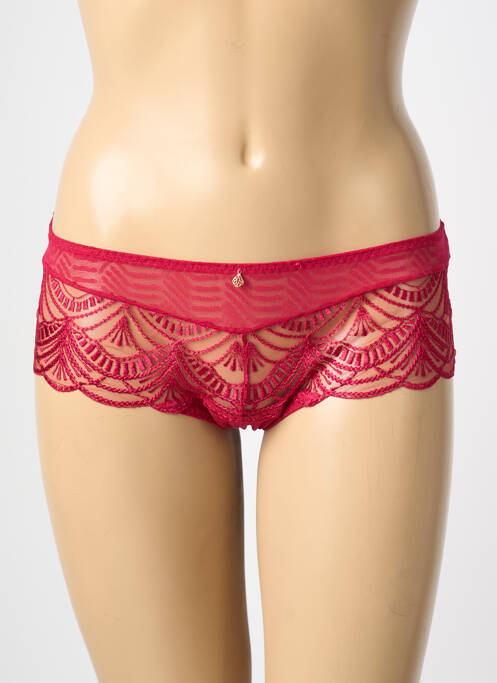 Shorty broderie rouge AUBADE femme