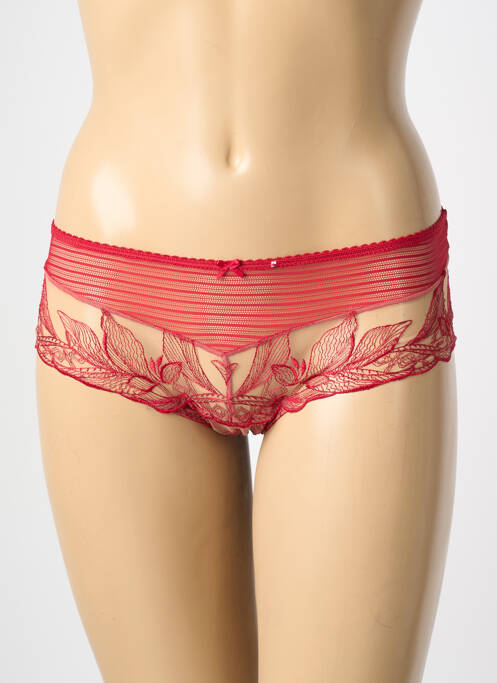 Shorty broderie rouge AUBADE femme
