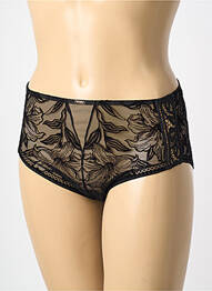 Culotte haute bi-matiére noir AUBADE femme