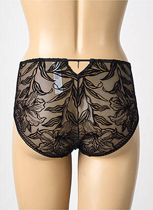 Culotte haute bi-matiére noir AUBADE femme