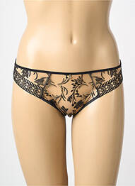 Culotte tissage satiné noir AUBADE femme