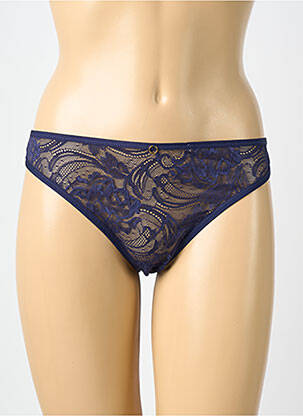 Culotte effet matière satinée bleu AUBADE femme