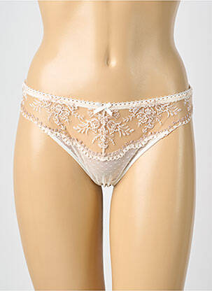 Culotte tissage satiné beige AUBADE femme