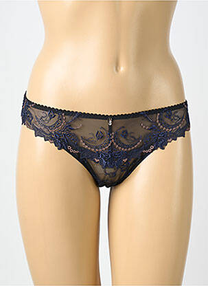 Culotte tissage satiné bleu AUBADE femme