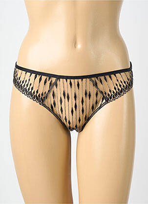 Culotte tissage satiné noir AUBADE femme