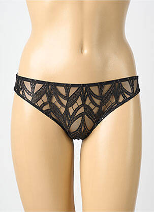 Culotte stretch noir ELIE SAAB X AUBADE femme