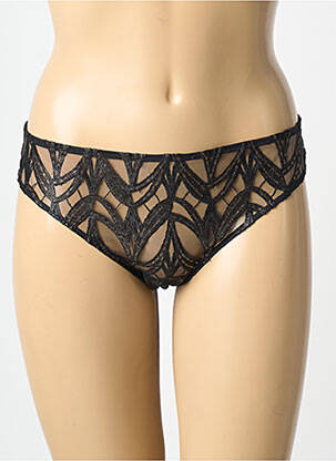 Culotte effet matière satinée noir ELIE SAAB X AUBADE femme