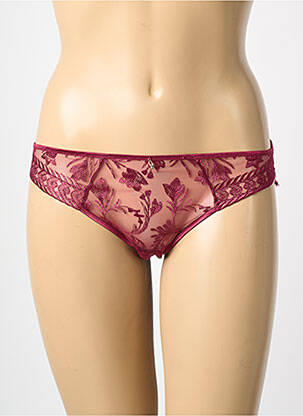 Culotte tissage satiné rouge AUBADE femme