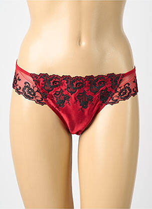 Culotte tissage satiné rouge AUBADE femme