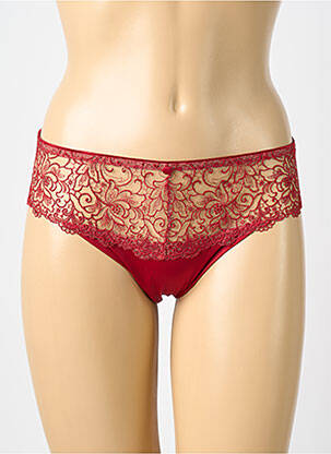 Culotte tissage satiné rouge AUBADE femme