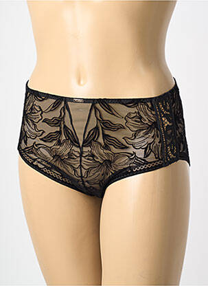 Culotte haute bi-matiére noir AUBADE femme