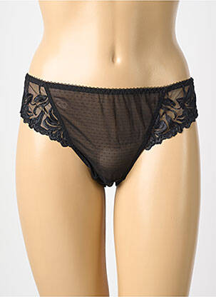 Shorty bi-matiére noir AUBADE femme