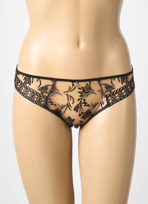 Culotte tissage satiné noir AUBADE femme