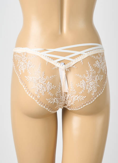 Culotte tissage satiné beige AUBADE femme