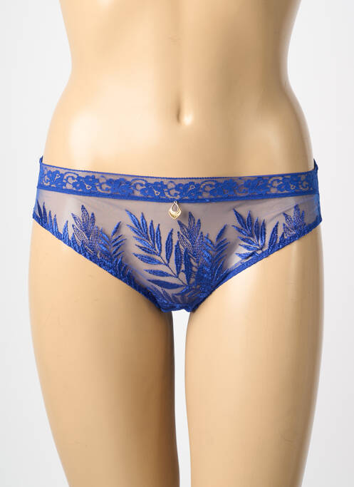 Culotte tissage satiné bleu AUBADE femme