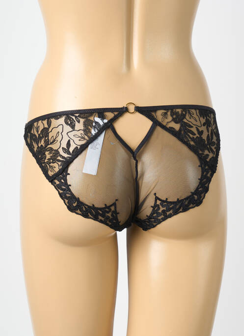 Culotte tissage satiné noir AUBADE femme