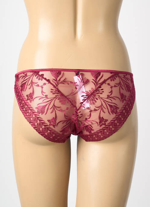 Culotte tissage satiné rouge AUBADE femme