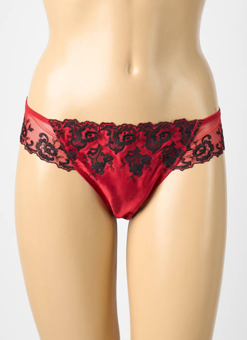 Culotte tissage satiné rouge AUBADE femme