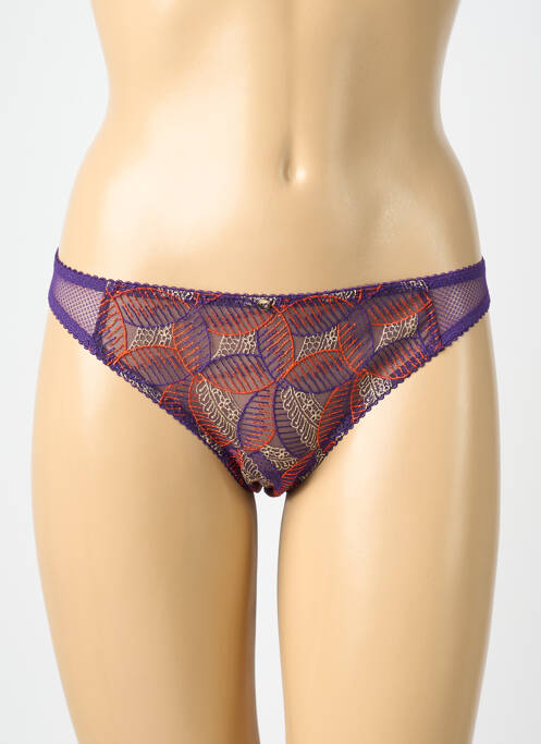 Culotte tissage satiné violet AUBADE femme