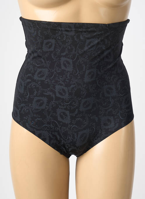 Culotte haute tissage satiné noir AUBADE femme