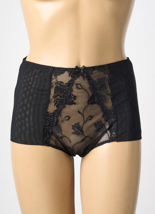 Culotte haute tissage satiné noir AUBADE femme
