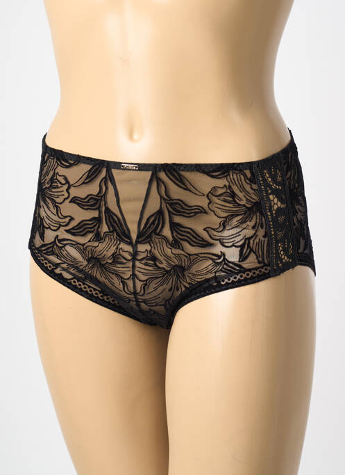 Culotte haute bi-matiére noir AUBADE femme