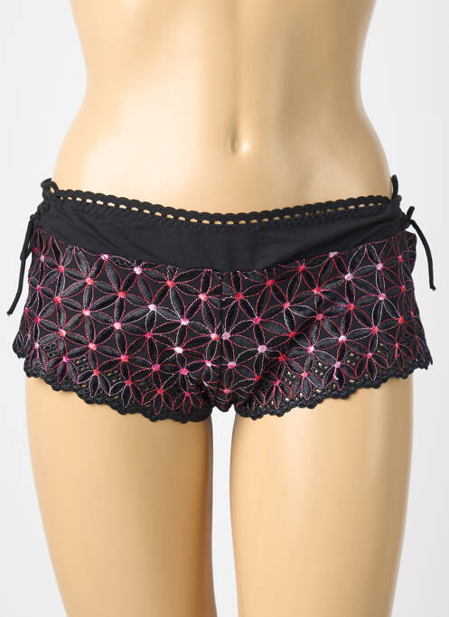 Shorty bi-matiére noir AUBADE femme