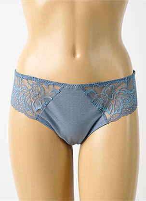 Culotte tissage dentelle bleu SIMONE PERELE femme