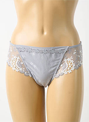 Culotte broderie gris SIMONE PERELE femme