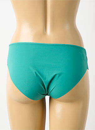 Culotte effet matière satinée bleu SIMONE PERELE femme